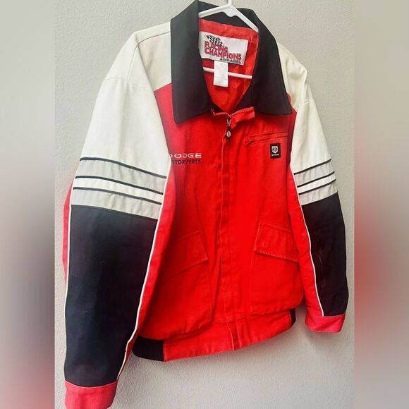 Dodge RAM Motorsports Racing Champions NASCAR Heavyweight Jacket Mens M - Picture 3 of 10